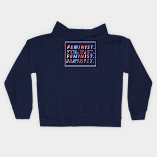 Feminist - Girl Power Design Kids Hoodie